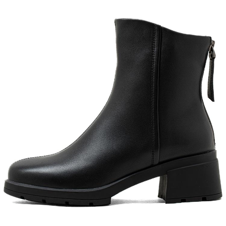 COMELY Женские черные зимние ботинки на шнуровке с меховой подкладкой, цвет Black (Fleece-Lined)