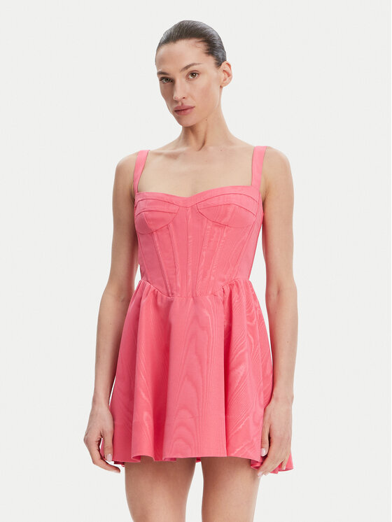 

Коктейльное платье стандартный крой Nisa Corset 59866DB Bardot, розовый