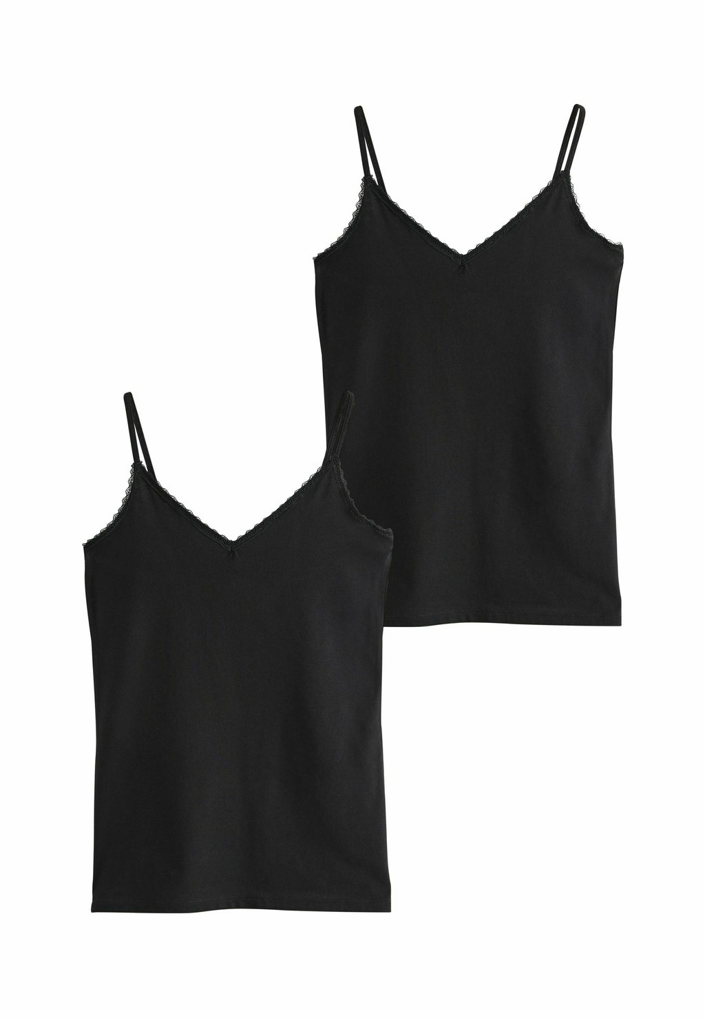 

Топ REGULAR FIT -TRIM STRAPPY 2 PACK Next, черный