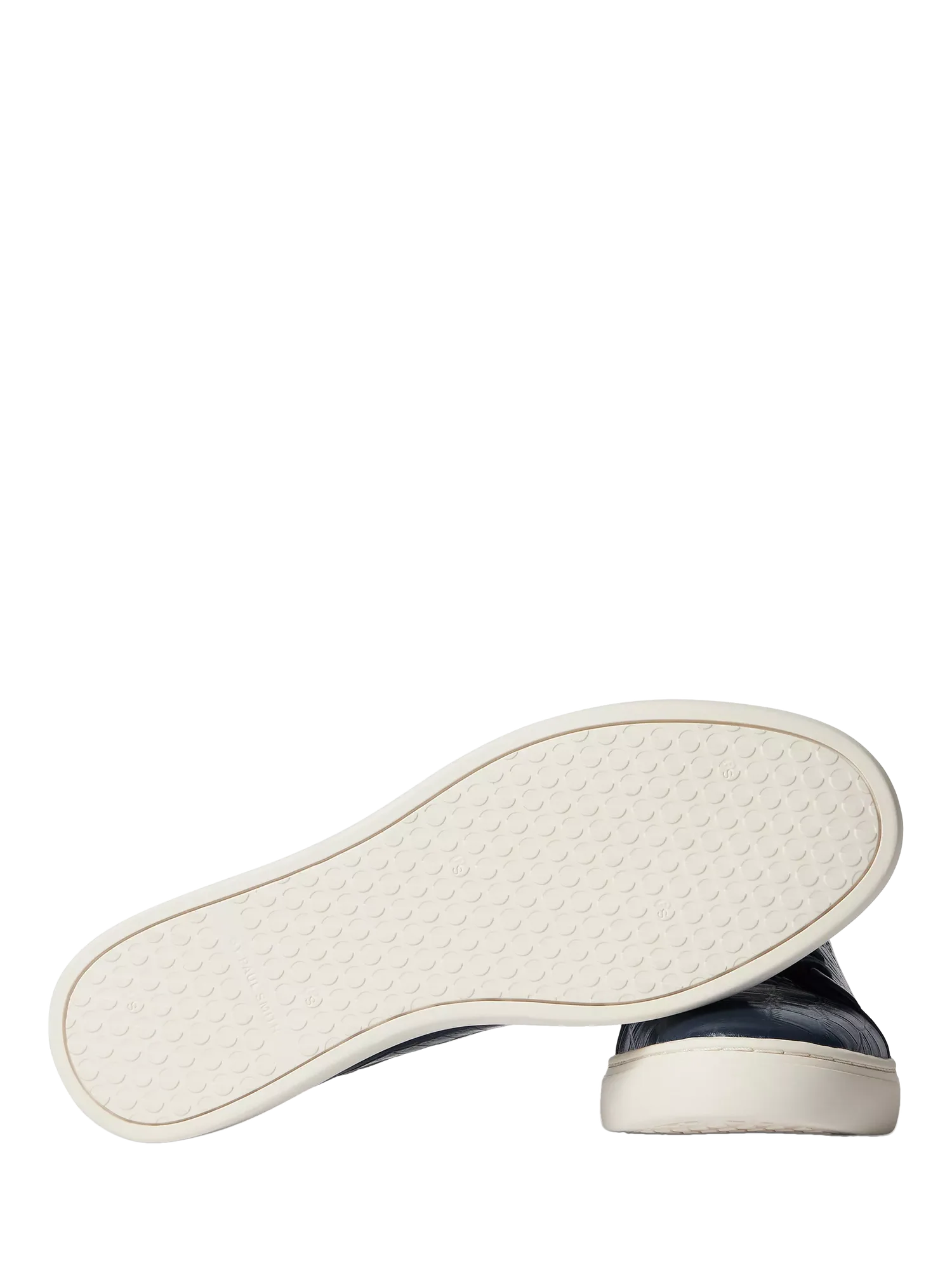 Кроссовки Lee из кожи с эффектом крокодиловой кожи, темно-синие Paul Smith — фото 3