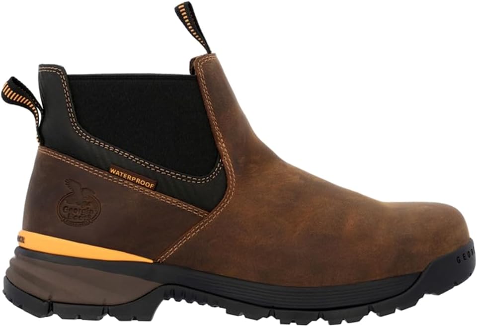 

Мужские водонепроницаемые ботинки Georgia Boot TBD Chelsea, коричневый