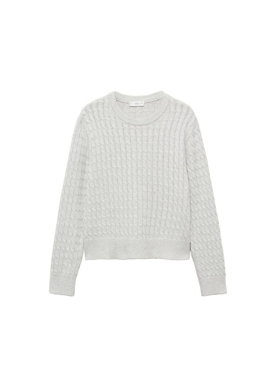 

Свитер MANGO TEEN, mottled grey