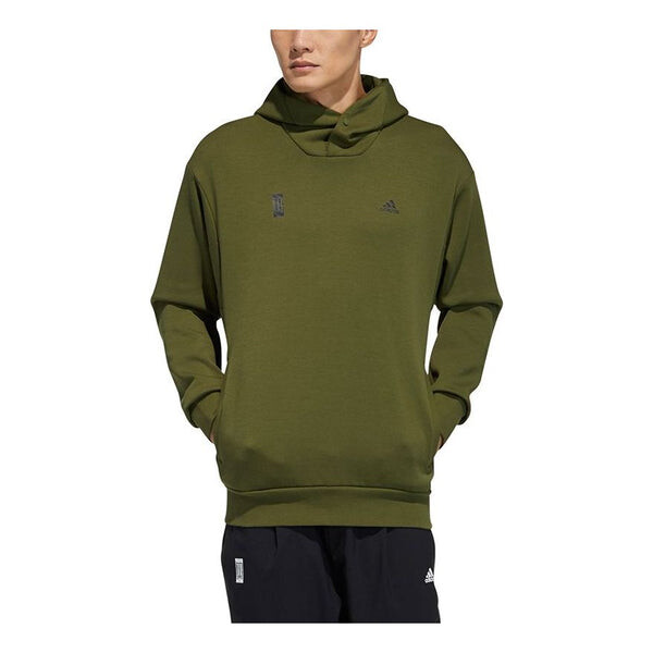 

Толстовка adidas Wj Swt Hood Casual Sports hooded Pullover Green, зеленый