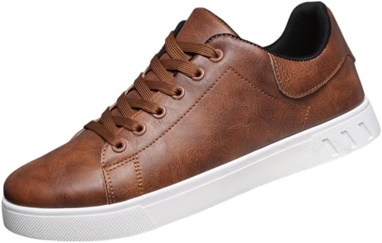 

Мужские модные повседневные спортивные кроссовки больших размеров - удобные и стильные для ежедневного ношения Fusecottc, коричневый