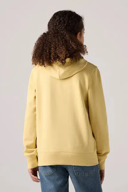 Худи детская с капюшоном LVB MINI BATWING PULL OVER HOO Levi's, желтый — фото 3