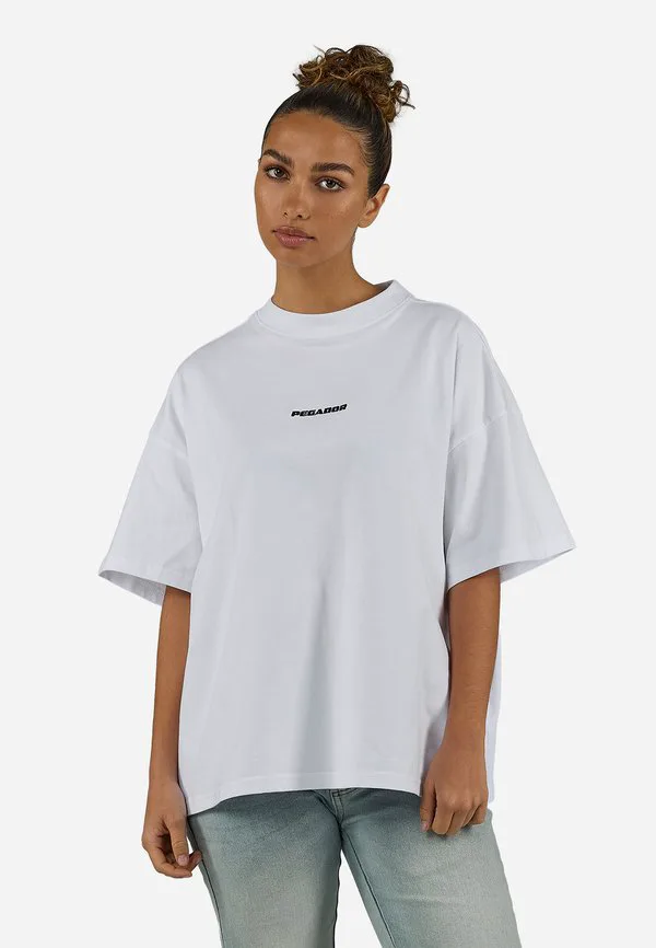 

Футболка bracy из плотной ткани, базовая футболка Pegador, White/Black, Белый, Футболка bracy из плотной ткани, базовая футболка Pegador, White/Black
