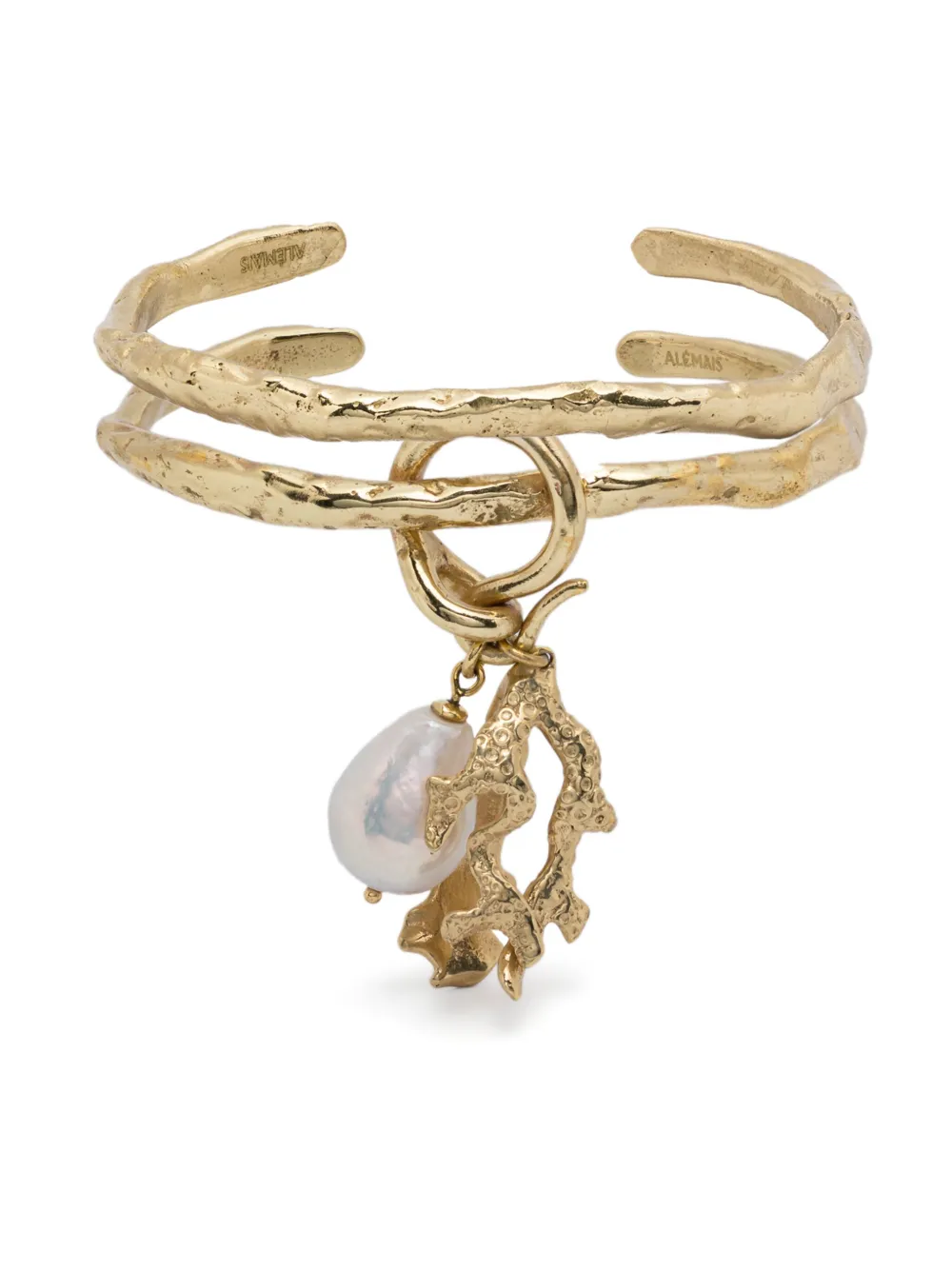 

Набор из двух браслетов с подвесками Alemais, золотистый