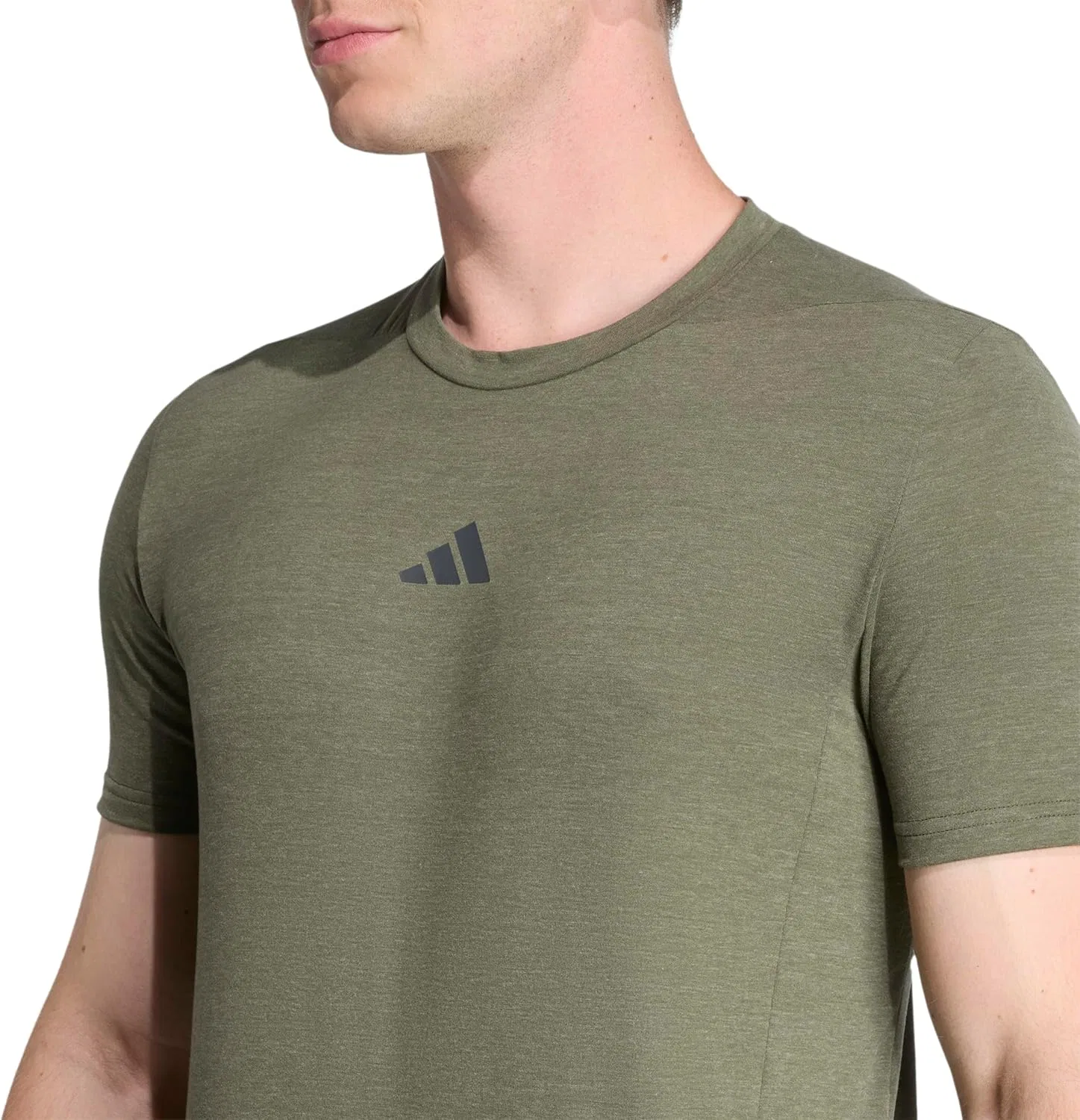 Футболка для тренировок adidas, цвет Night Cargo — фото 3