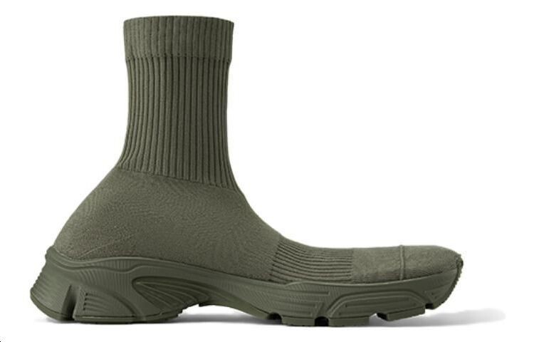 Кроссовки мужские Balenciaga Speed 3.0 Lifestyle, зеленый — фото 2