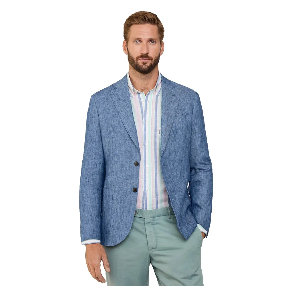 

Блейзер Façonnable Chambray, синий