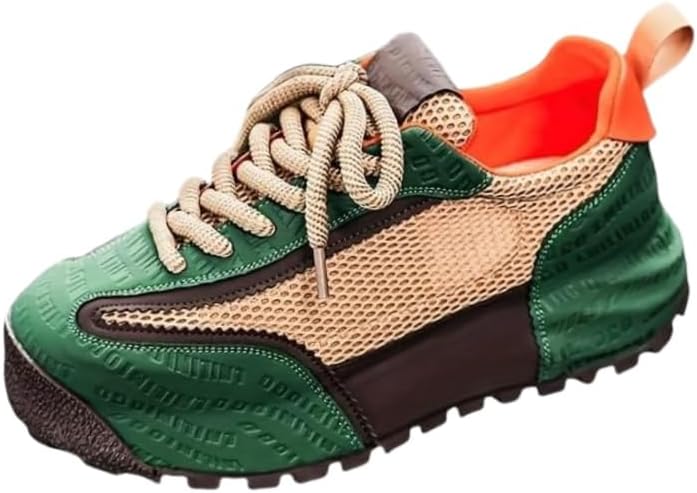 

Мужские повседневные дышащие кроссовки из сетки - легкие, противоскользящие, удобные и в повседневном стиле Fusecottc, зеленый