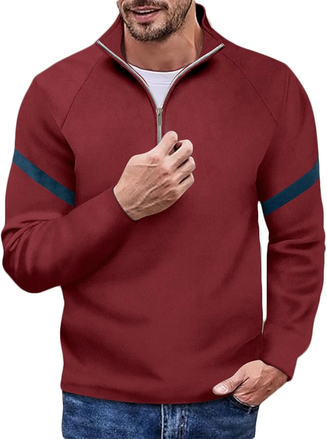 

Polo Slim Fit футболка для мужчин 2024, Casual, Solid, Quarter Zip, Henley, Loose, Lightweight Muscularfit