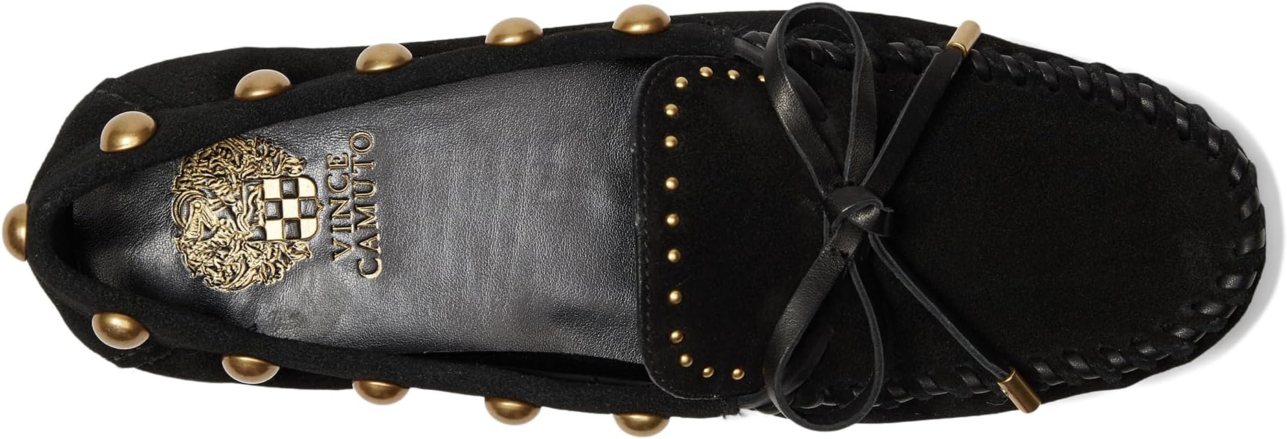 Лоферы Vince Camuto Women's Sennett Studded Mocassin, Black — фото 2