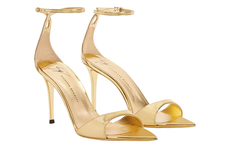90 мм Блестящие босоножки на каблуке Женские Giuseppe Zanotti — фото 3