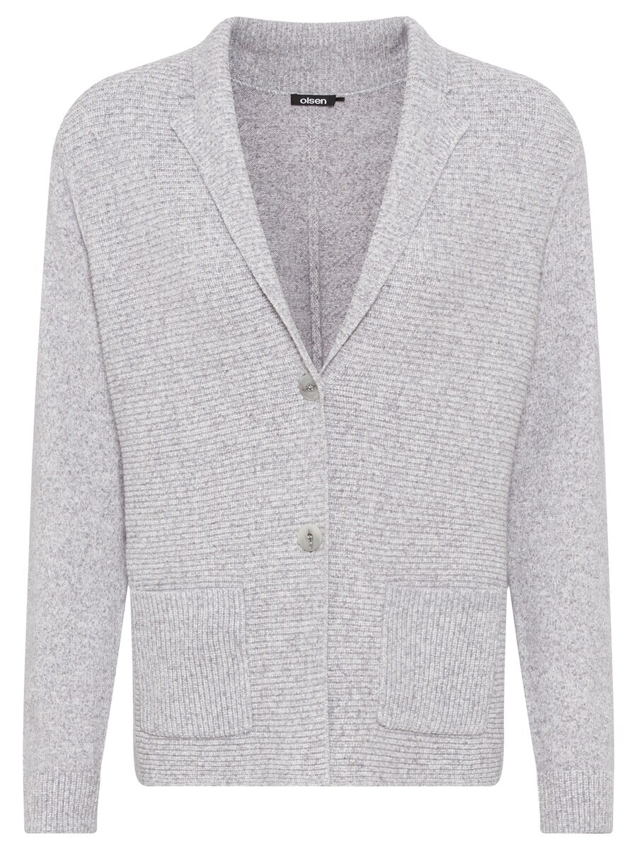 

Вязаный кардиган Olsen Knit Cardigan, светло-серый