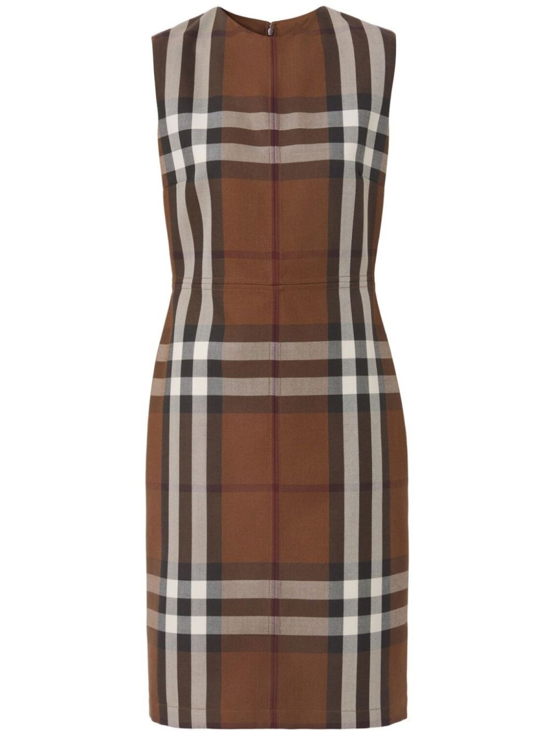 Платье в клетку Burberry, коричневый