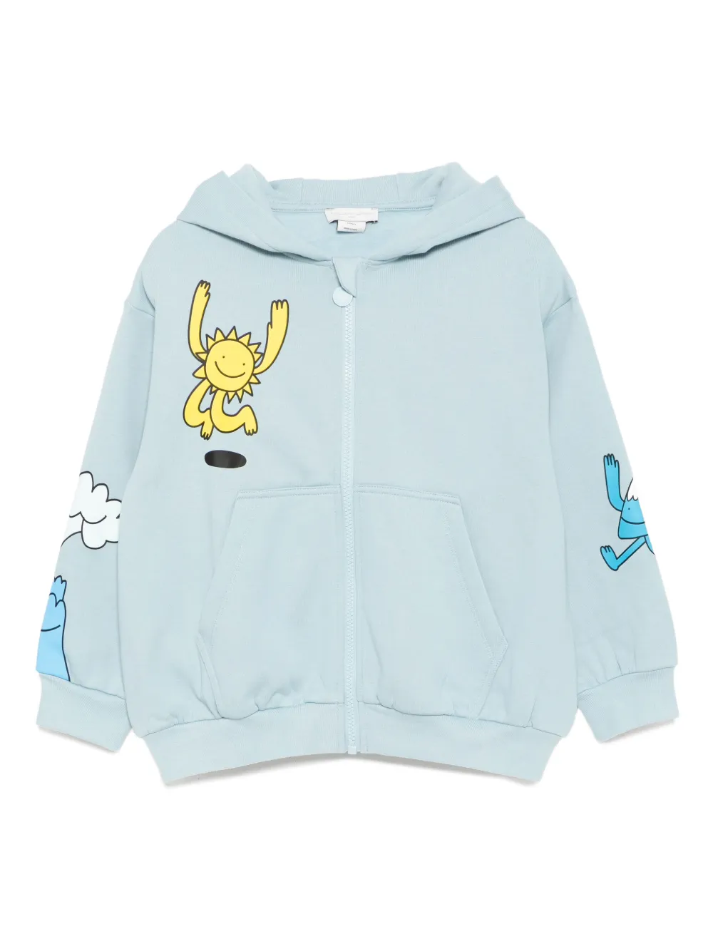

Худи с принтом Stella McCartney Kids, синий