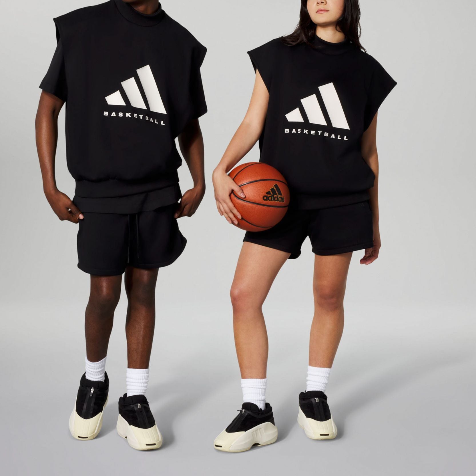 Спортивная толстовка adidas Basketball Sleeveless Sweatshirt 'Black' IN4247, черный — фото 4