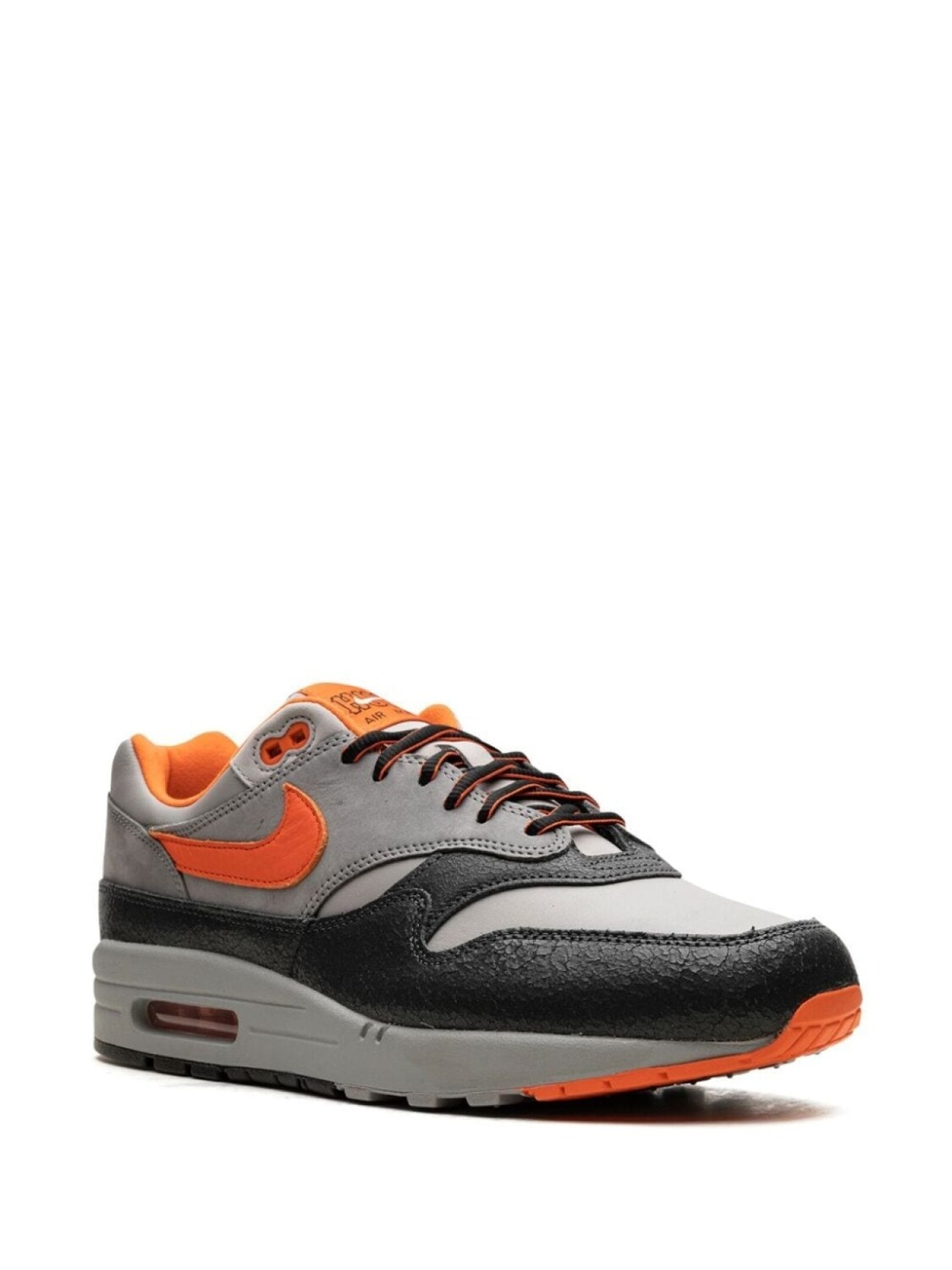 Nike кроссовки x HUF Air Max 1 SP "Brilliant Orange", серый — фото 2