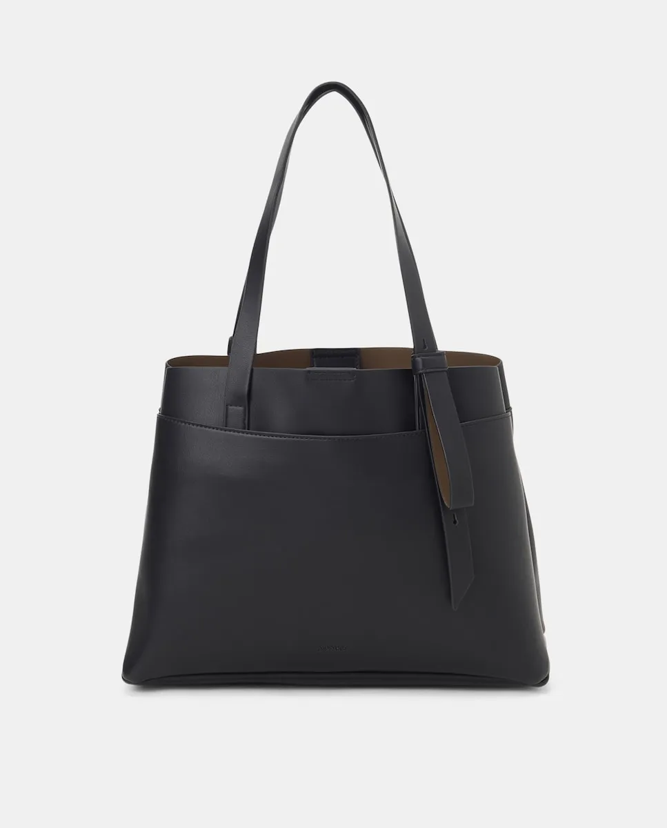 

Сумка-шоппер с картхолдером Jo & Mr. Joe, черный