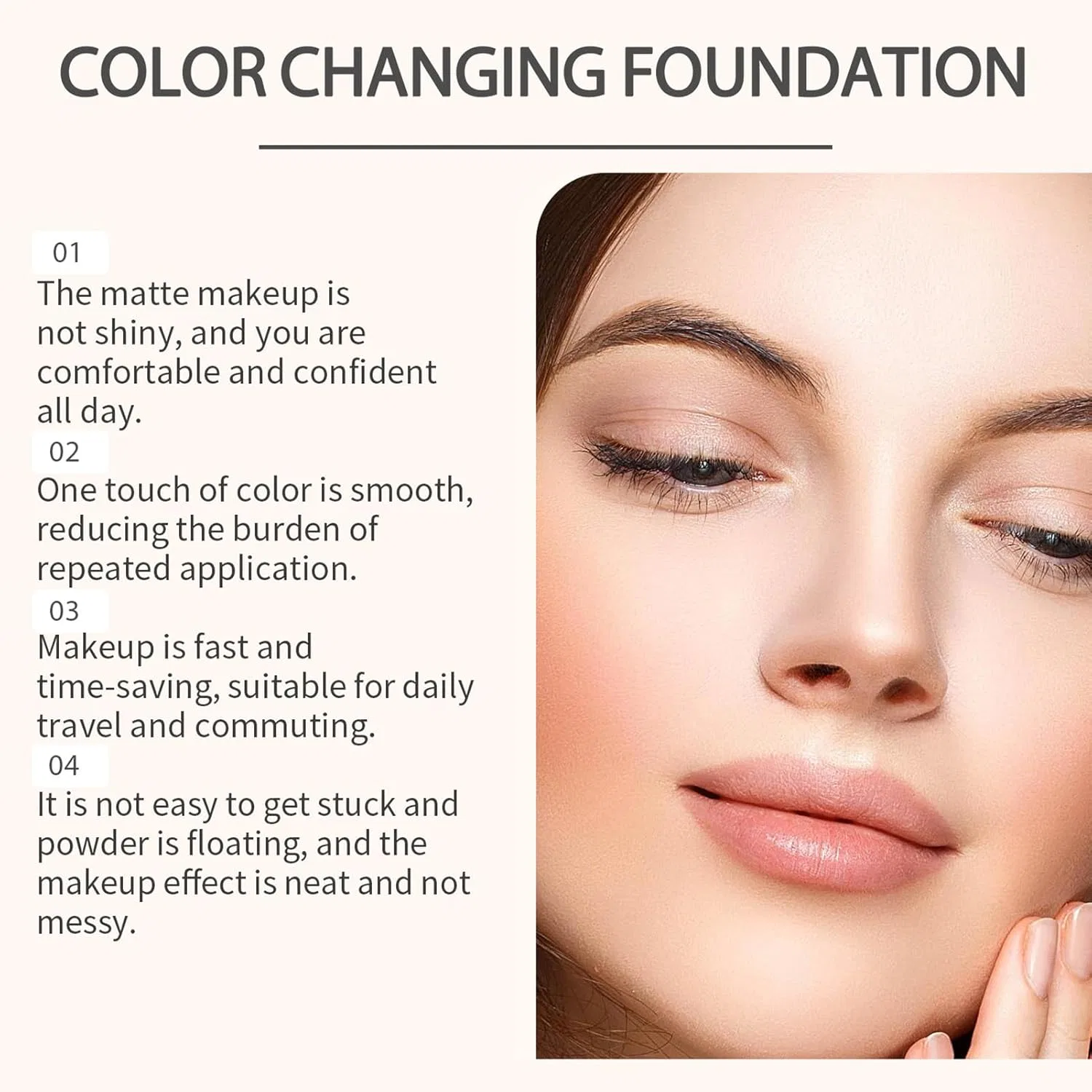 Тональное средство Color Control Foundation с коррекцией цвета, No Brand, 1 шт., светло-желтый — фото 4
