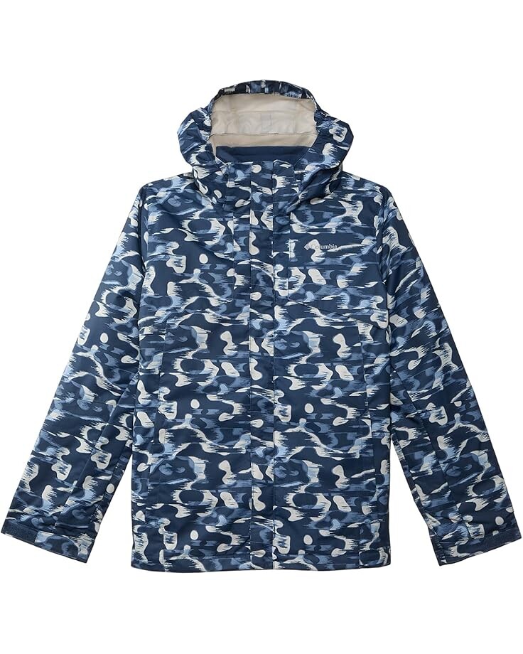 

Флис Columbia Kids Bugaboo III Printed Fleece Interchange, цвет Dark Mountain Barkblur/Dark Mountain