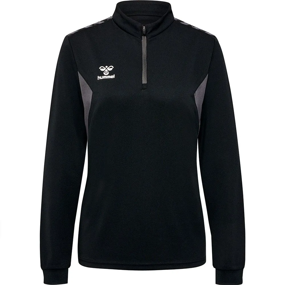 

Толстовка Hummel Authentic half zip, черный