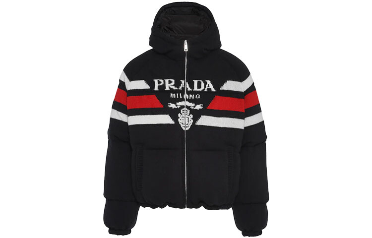 

Пуховик мужской Prada, черный