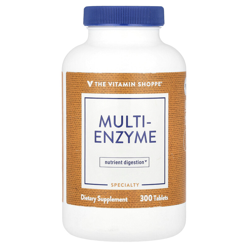 

The Vitamin Shoppe, Мультиэнзим, 300 таблеток