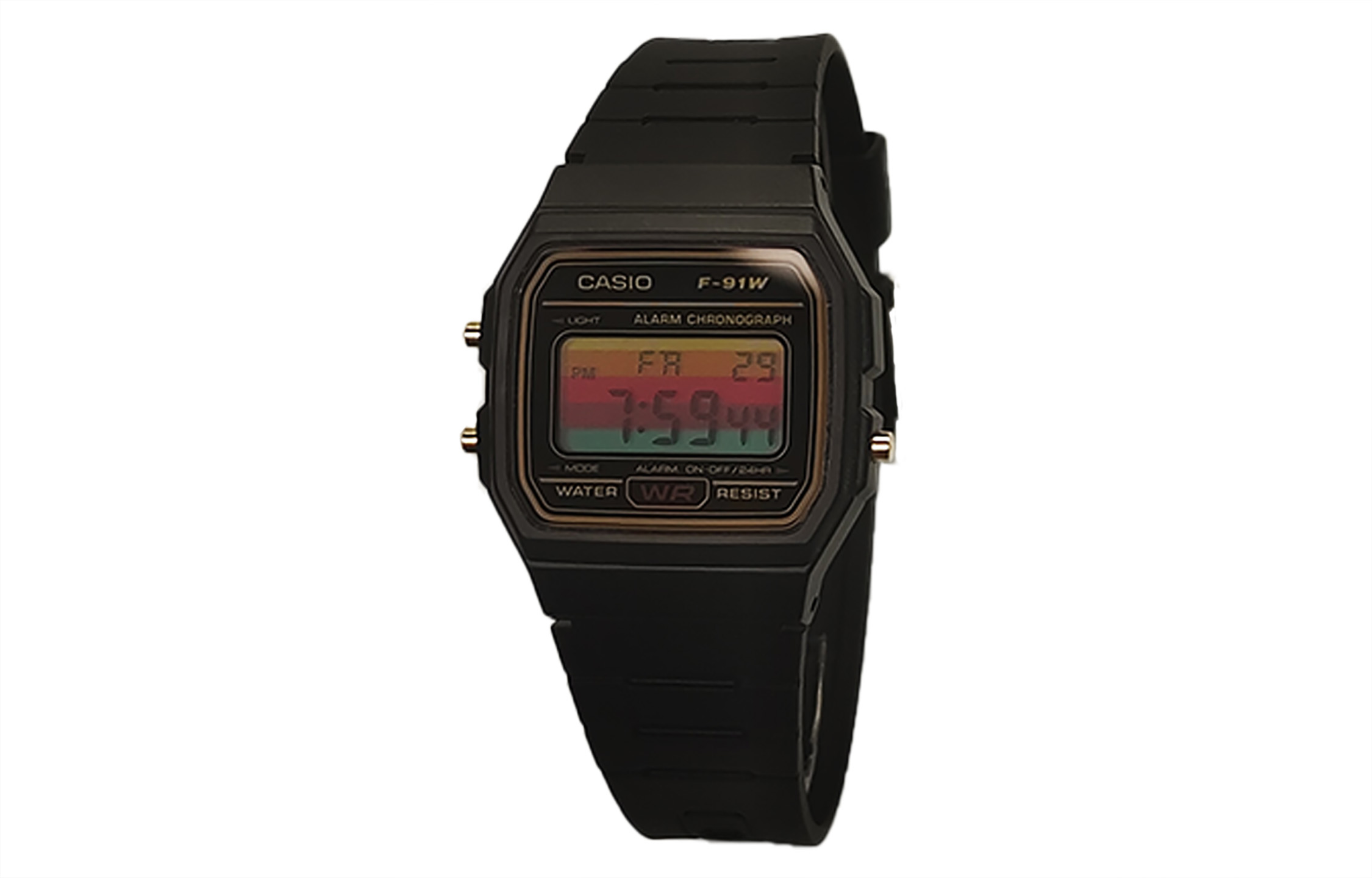 

CASIO Часы VINTAGE Collection YOUTH Quartz Movement Resin Strap Watch Men's Watch Black Dial