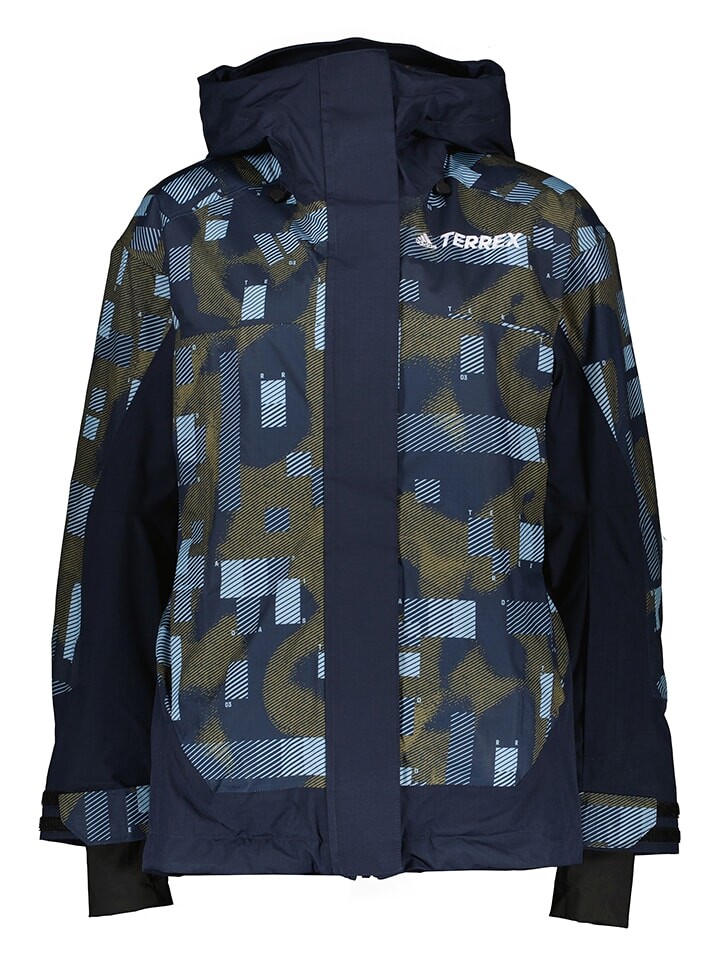 

Пуховик adidas, цвет dunkelblau/khaki