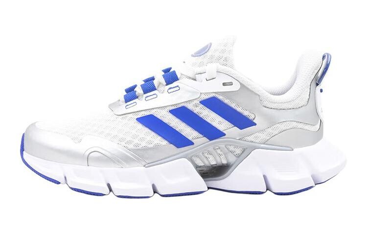 

Кроссовки Climacool Kids Детские низкие белые/полуфлуоресцентные синие Adidas, белый/синий