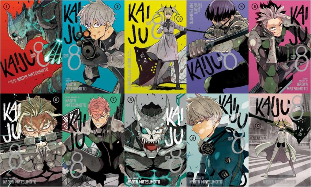 

Kaiju No. 8 Manga, Volumes 1-10 Collection Set (Viz Media)
