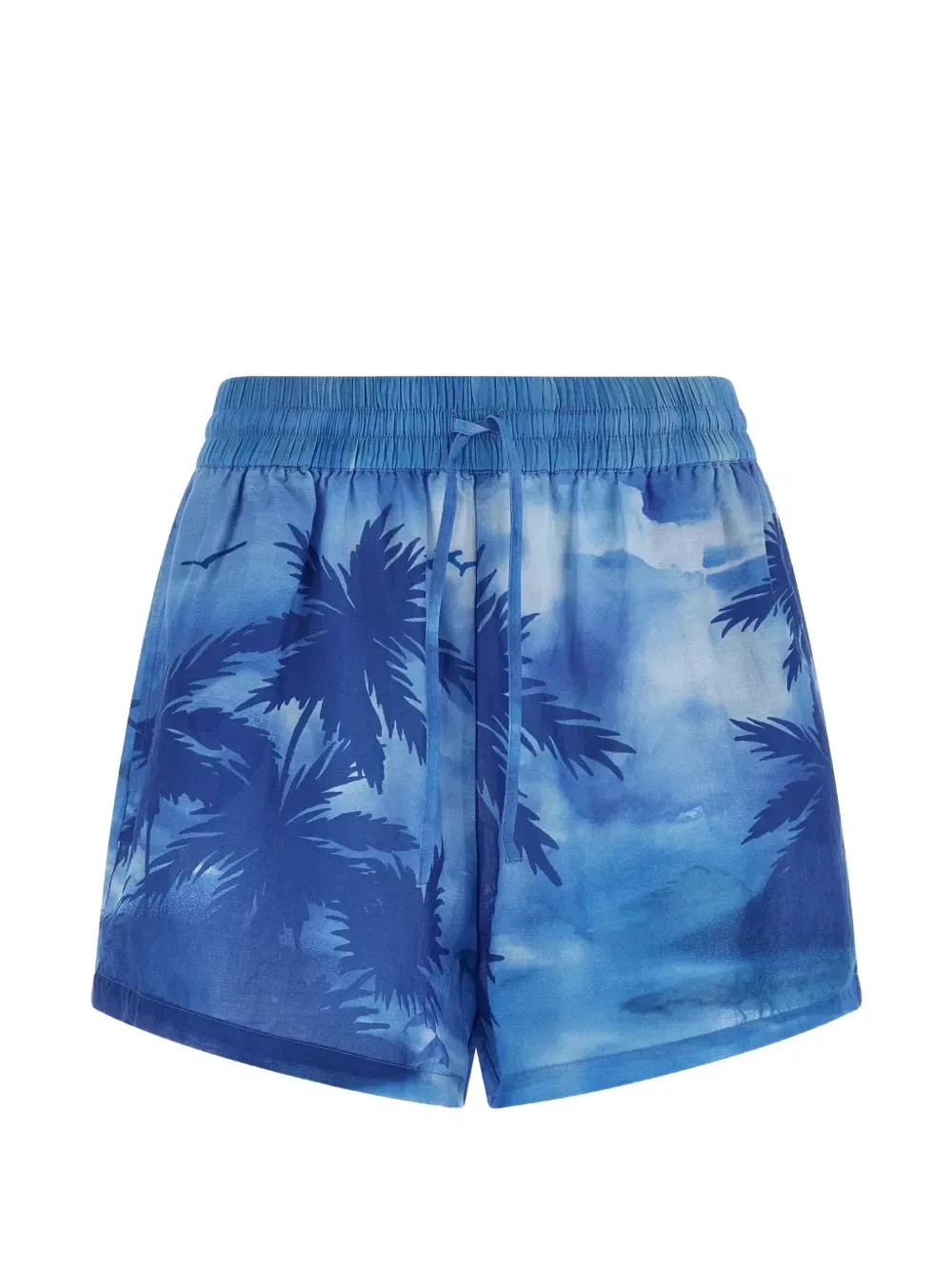 Комплект из рубашки и шорт с пальмовым принтом Polo Ralph Lauren, синий — фото 3