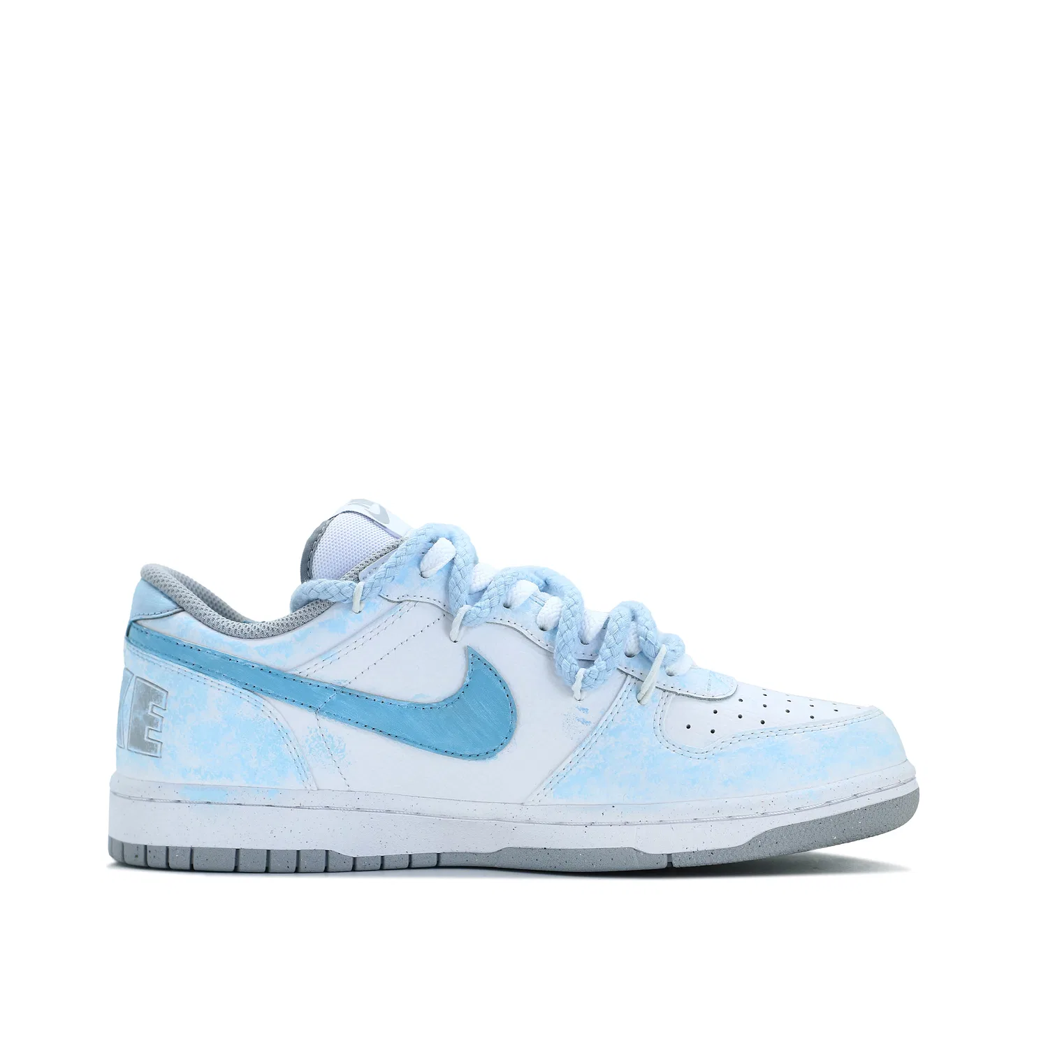 Кеды Nike Big Low серые — фото 3