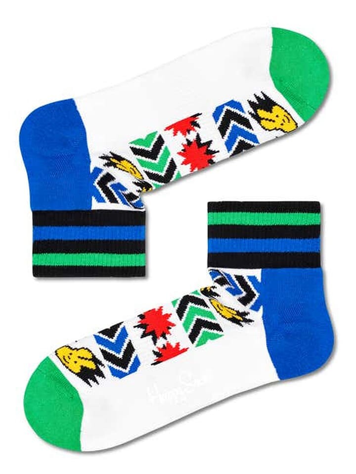 

Носки Happy Socks Socken, цвет Weiß/Blau/Grün