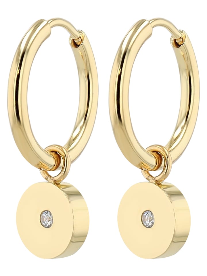 

Adeliás Женский кулон - гравированный кулон из нержавеющей стали с золотыми стразами