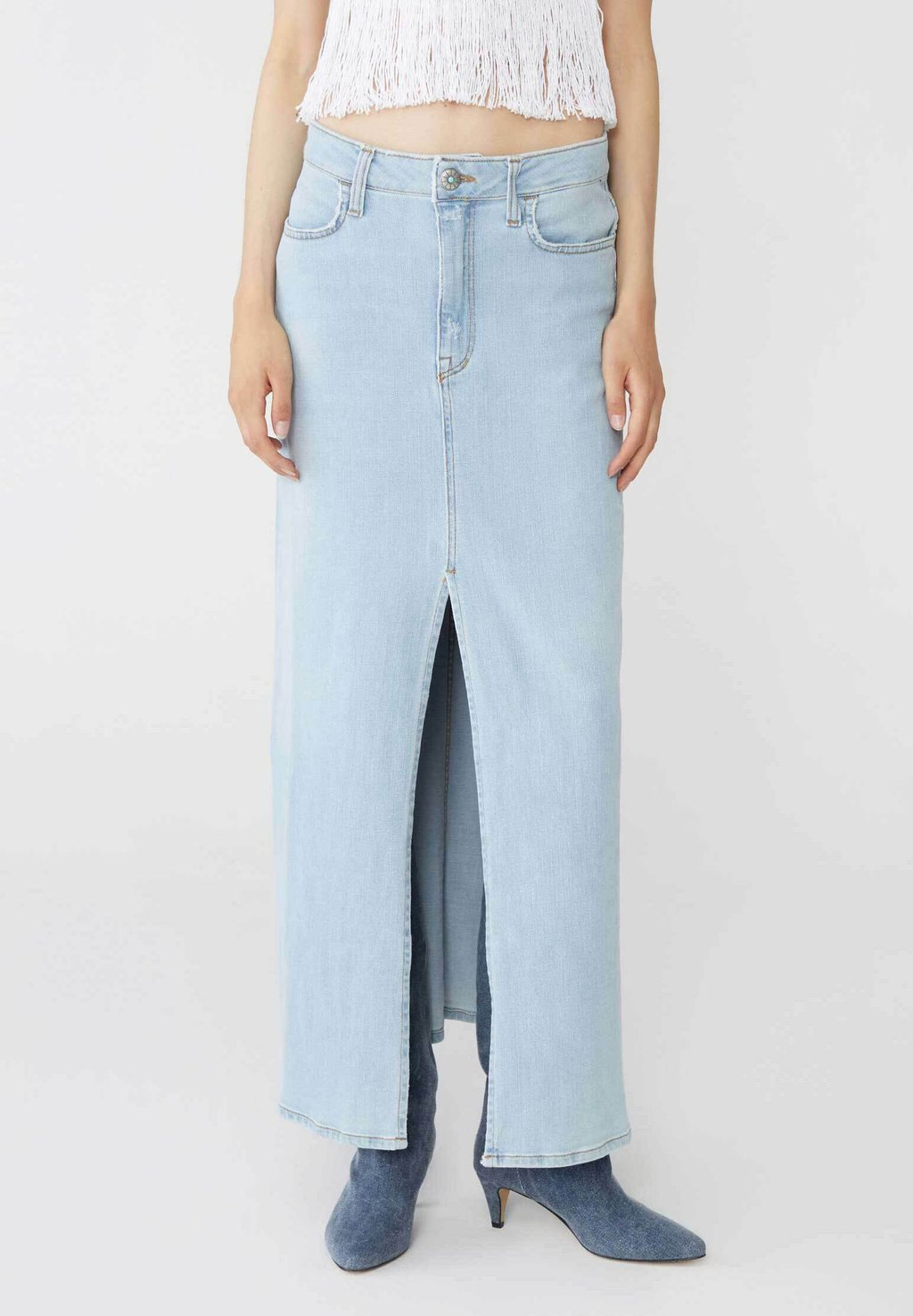 

Юбка из денима Gonna lunga Shaft, цвет Blu Denim