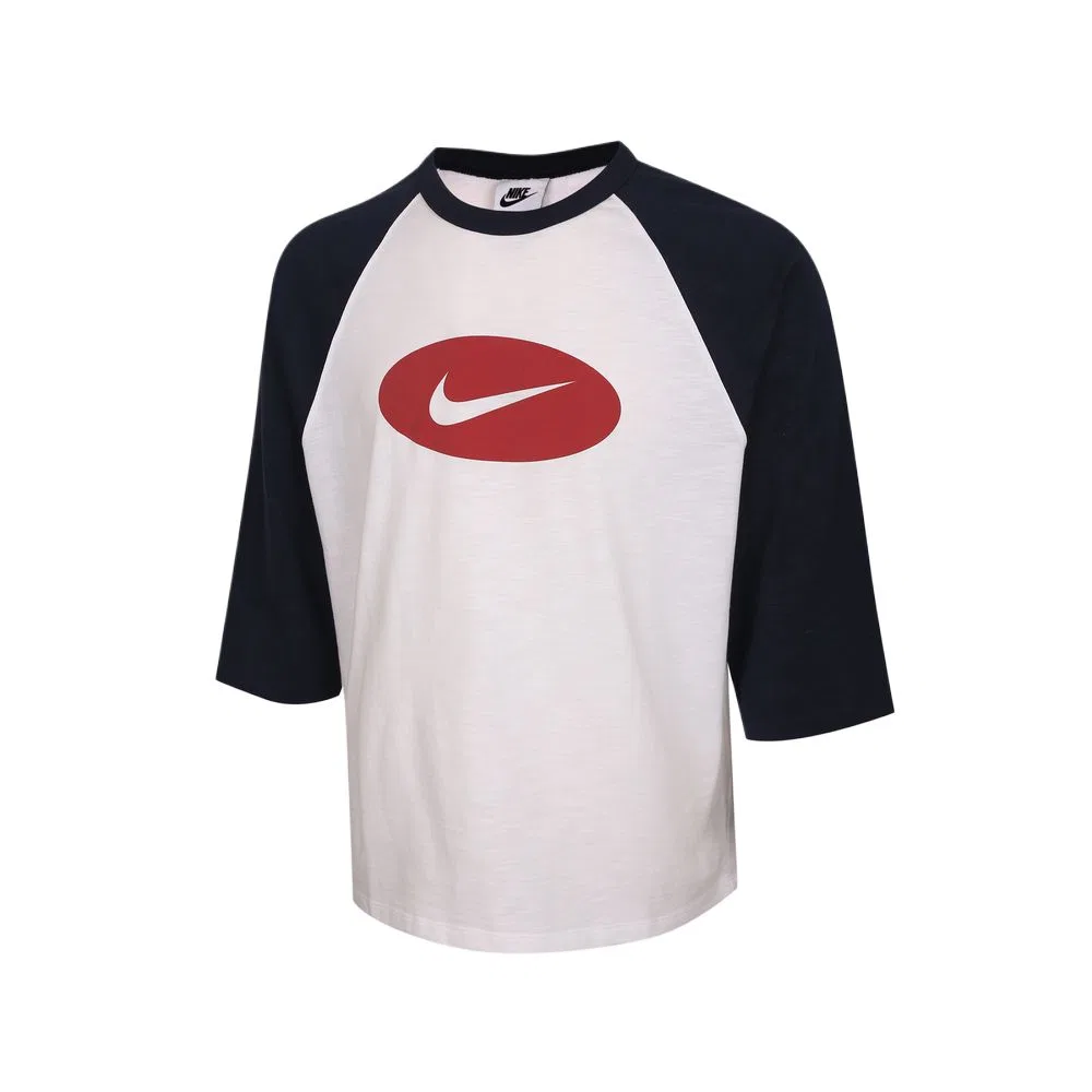Футболка Nike Club с круглым вырезом белая/черная