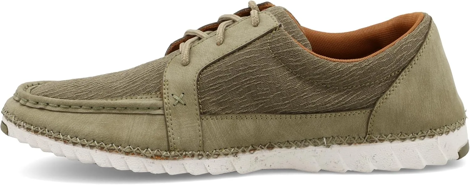 Мужские лоферы Twisted X Zero-X Chukka Driving Moc - кожаные лоферы с ручной обработкой натуральной кожи, алоэ — фото 2