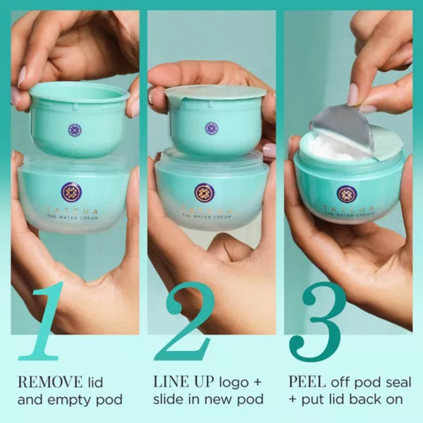 Увлажняющий крем Tatcha Water Cream для сужения пор, сменный блок — фото 4