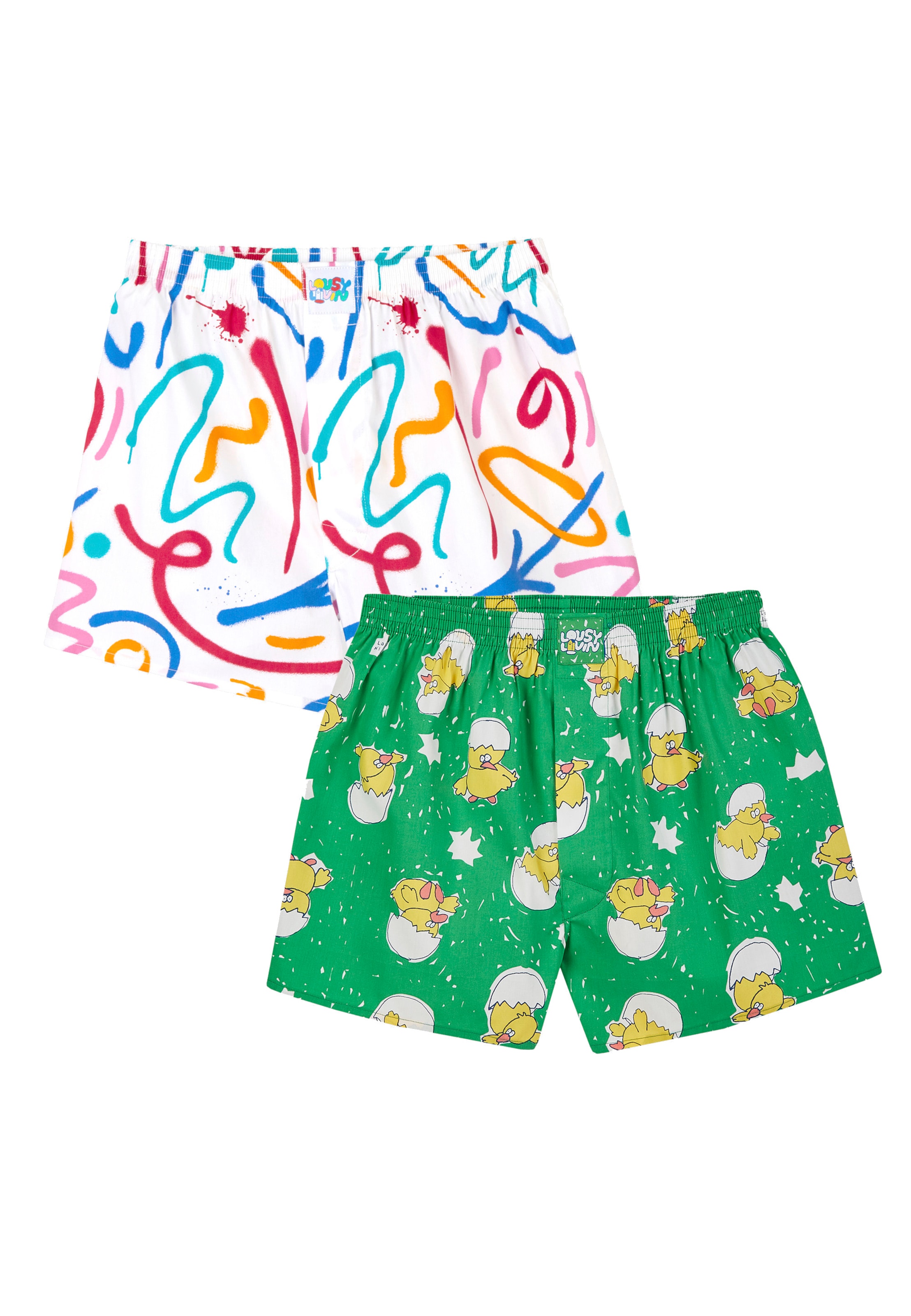 

Lousy Livin Боксеры в цвете Green, White