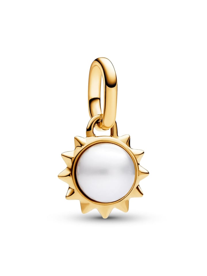 

Pandora Подвеска в виде солнца с жемчужиной, золотистого цвета