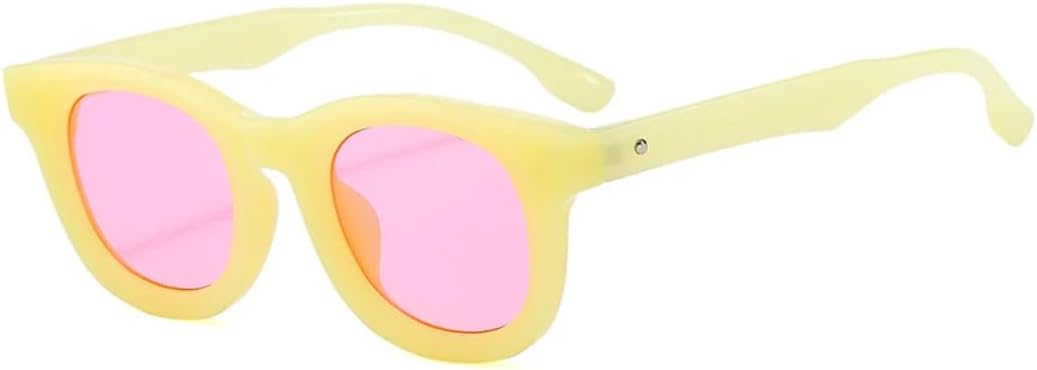 

Роскошные солнцезащитные очки в квадратной оправе для женщин и мужчин, для активного отдыха, вождения, путешествий, модные, с защитой от УФ-излучения UV400 TVTBBVV, Pink Pink