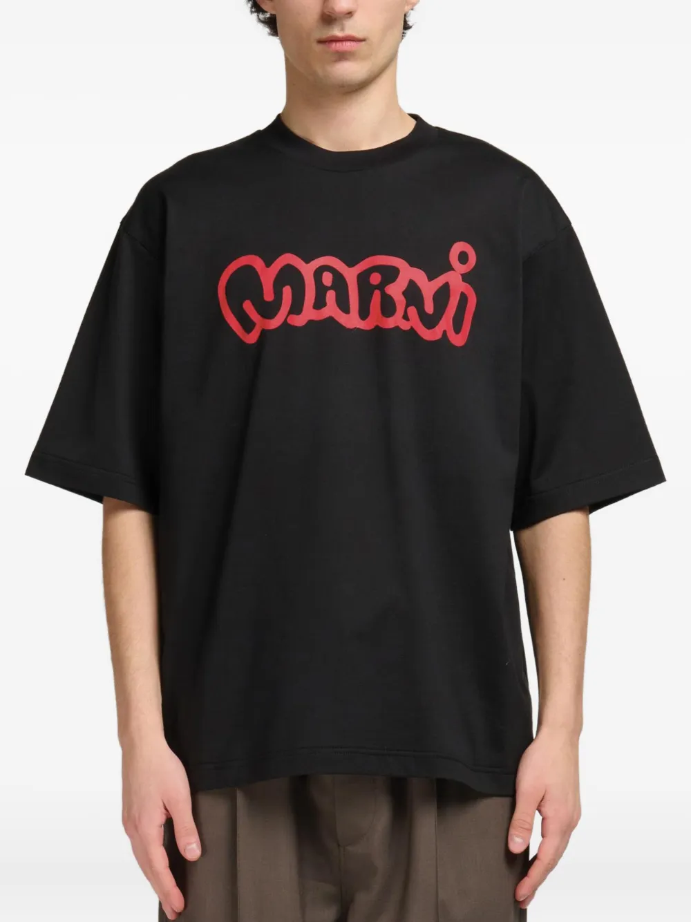 

Футболка из джерси Marni, черный