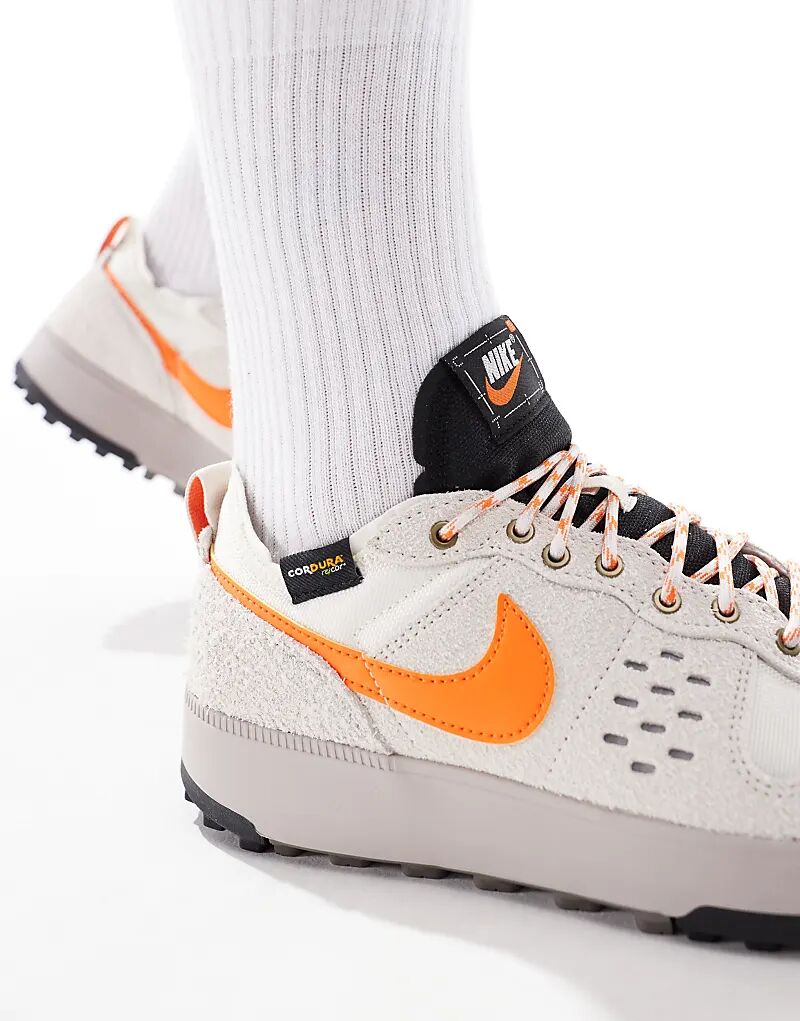 Кроссовки Nike C1ty серого и оранжевого цветов — фото 3