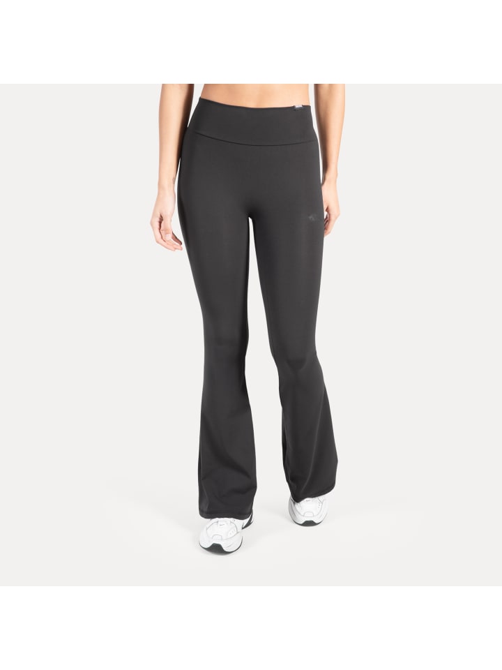 

SMILODOX Расклешенные леггинсы Aurica черного цвета