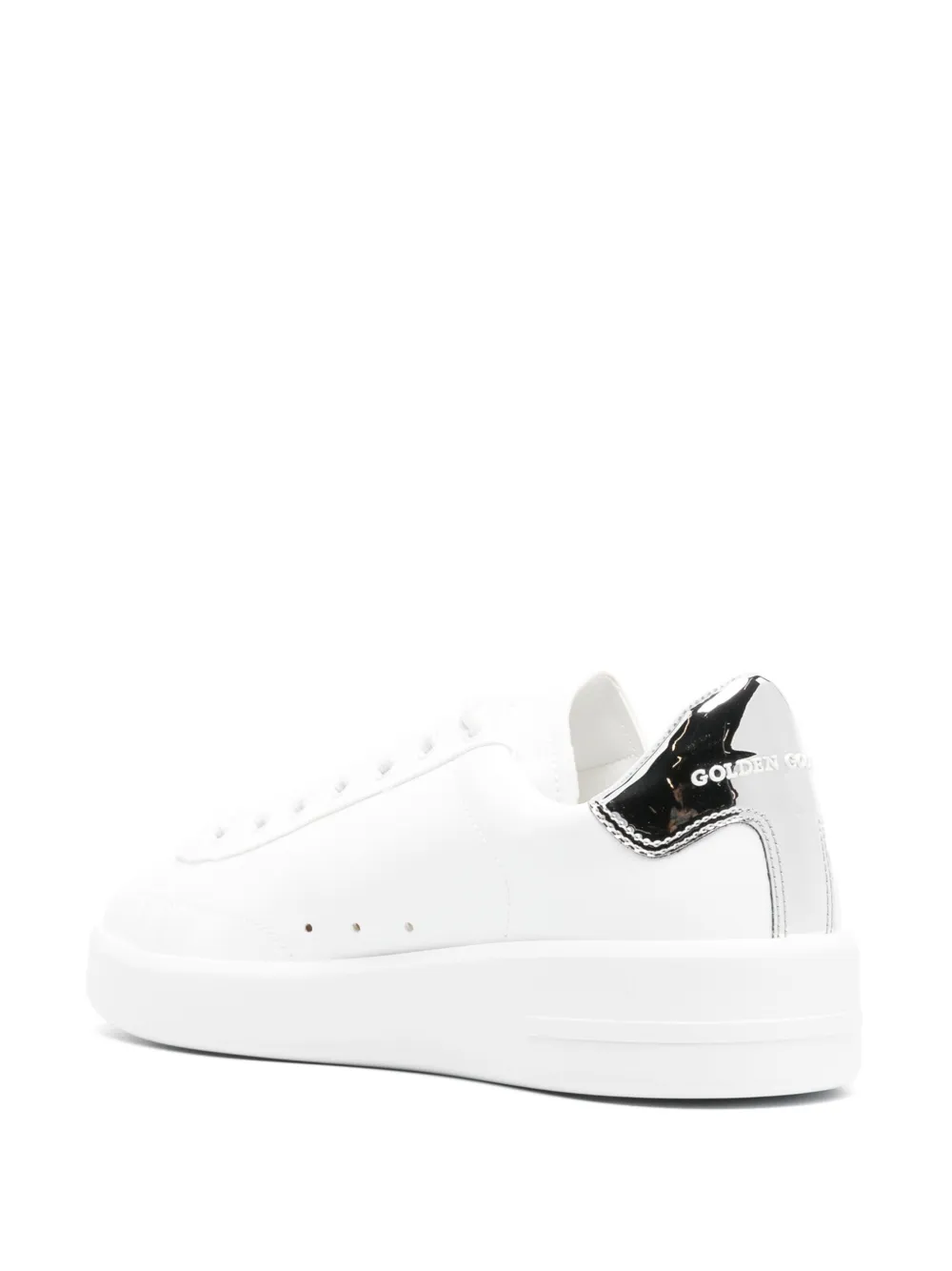 Кроссовки Purestar на шнуровке GOLDEN GOOSE, белый — фото 3