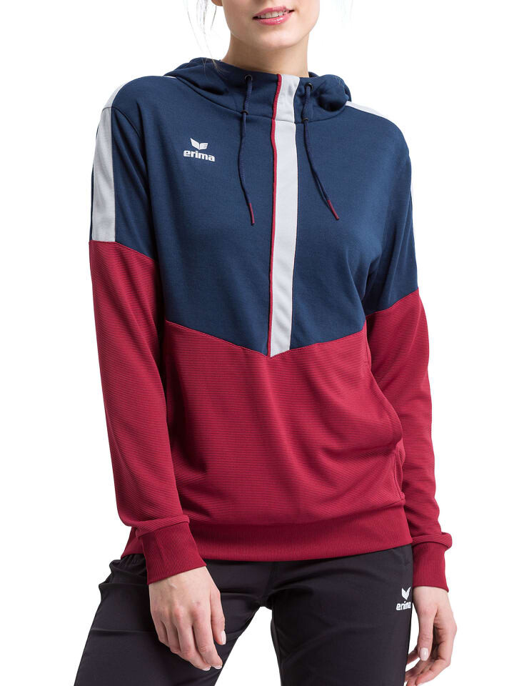 

Толстовка erima, цвет new navy/bordeaux/silver grey