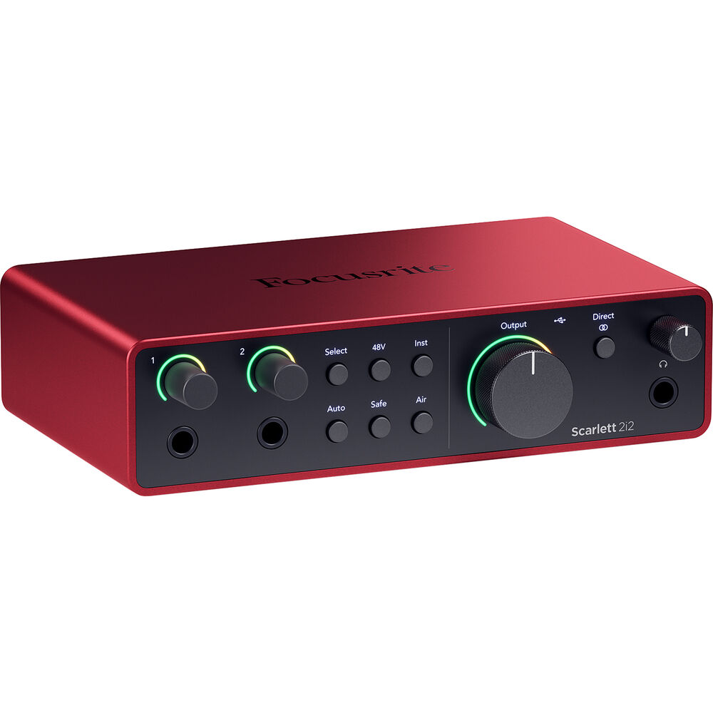 

Аудиоинтерфейс Focusrite Scarlett 2i2 USB-C (4-го поколения)
